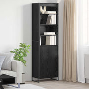 Visoki ormari Crni hrast 60 x 36 x 200 cm Konstruirano drvo