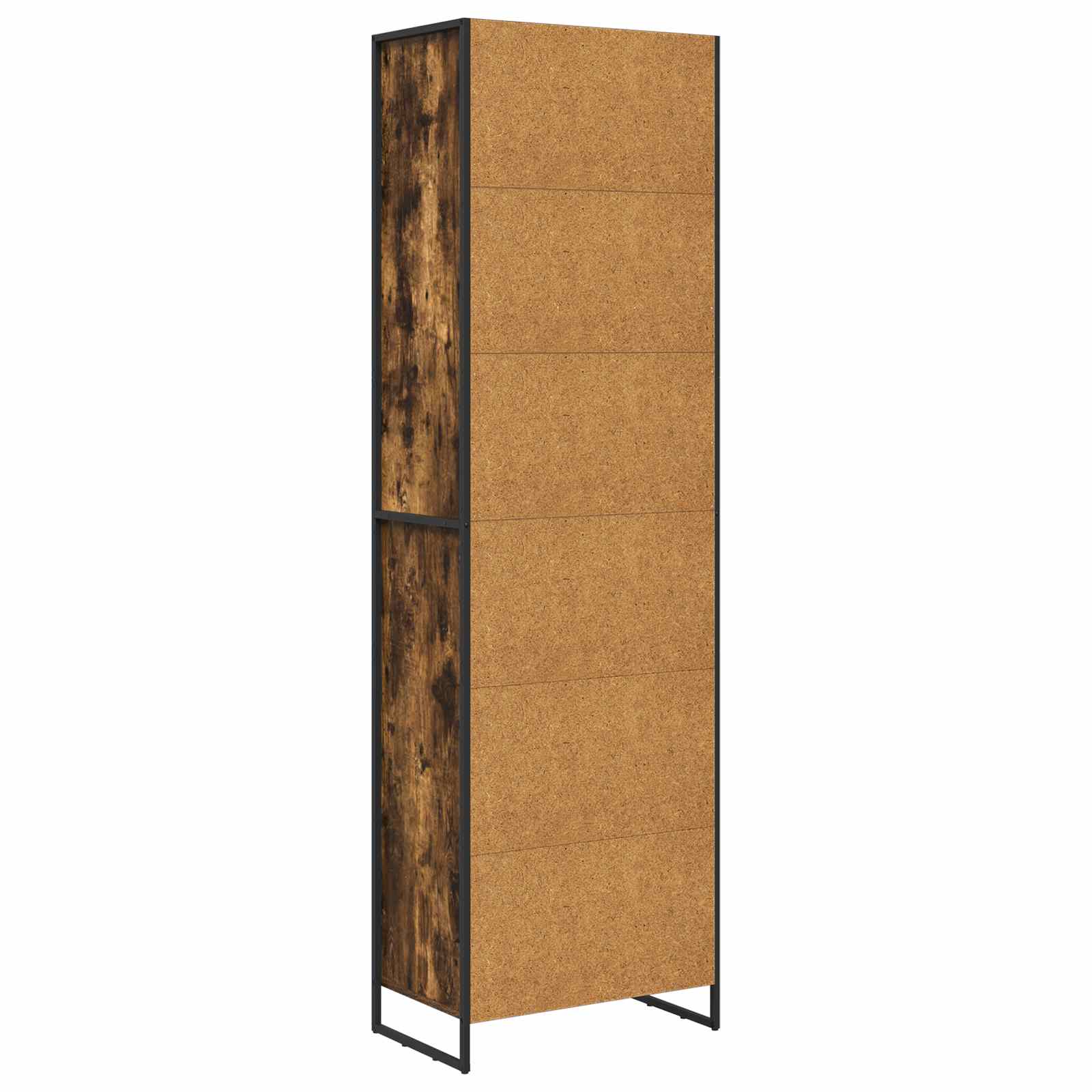Visoki ormari Dimni hrast 60 x 36 x 200 cm Konstruirano drvo