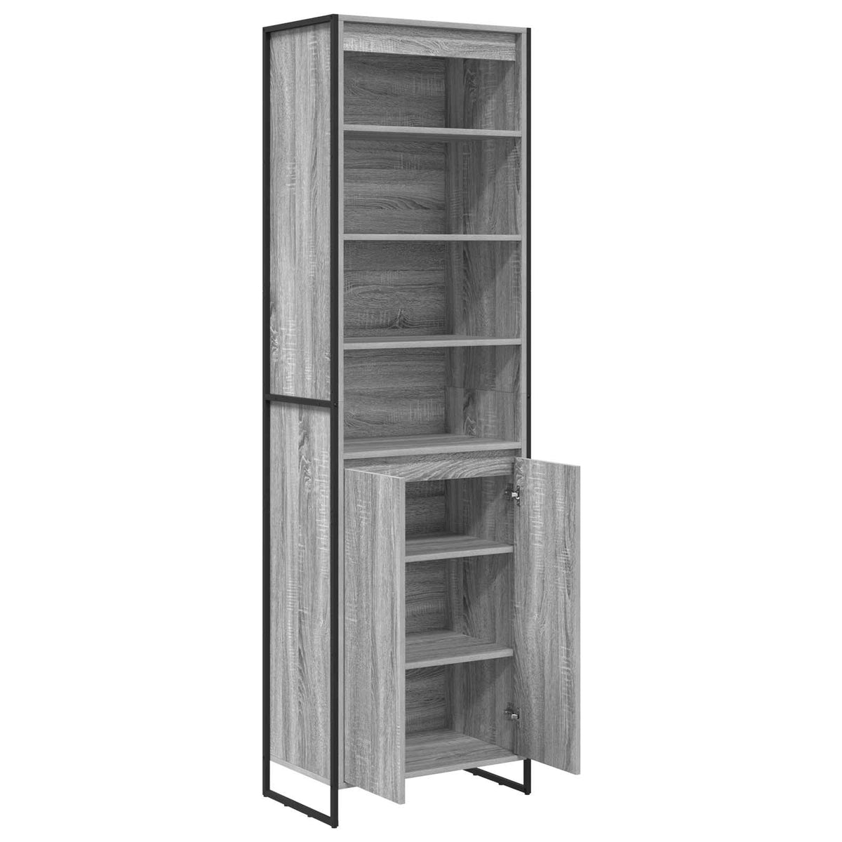 Visoki ormari Siva Sonoma 60 x 36 x 200 cm Konstruirano drvo