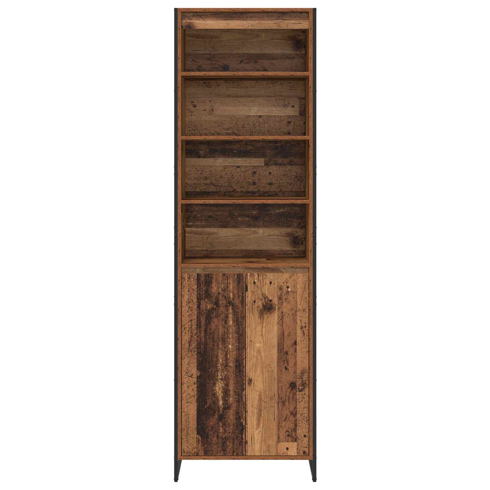 Visoki ormari Staro drvo 60 x 36 x 200 cm Konstruirano drvo