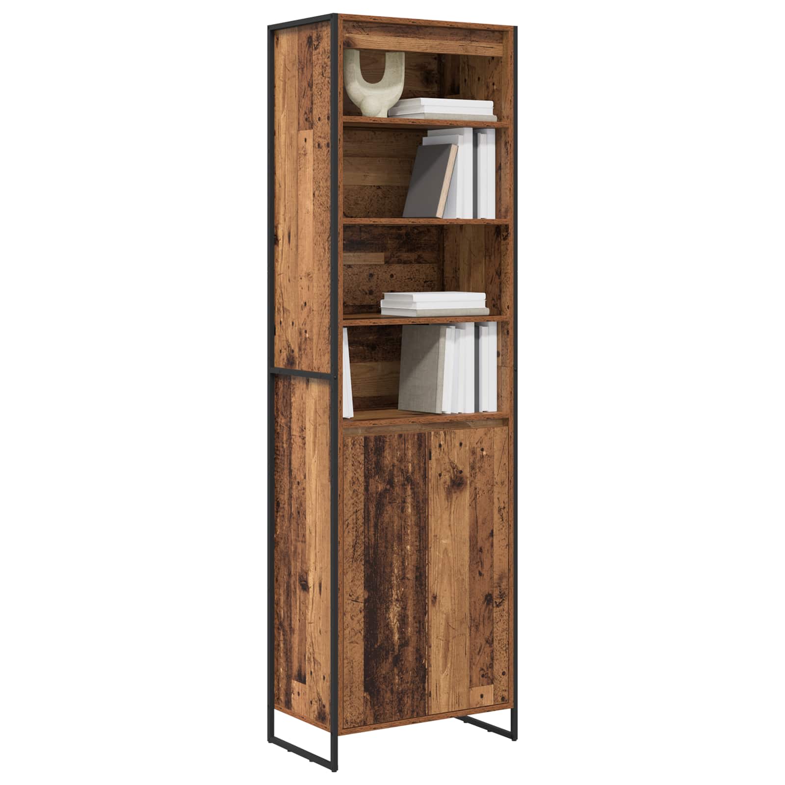 Visoki ormari Staro drvo 60 x 36 x 200 cm Konstruirano drvo