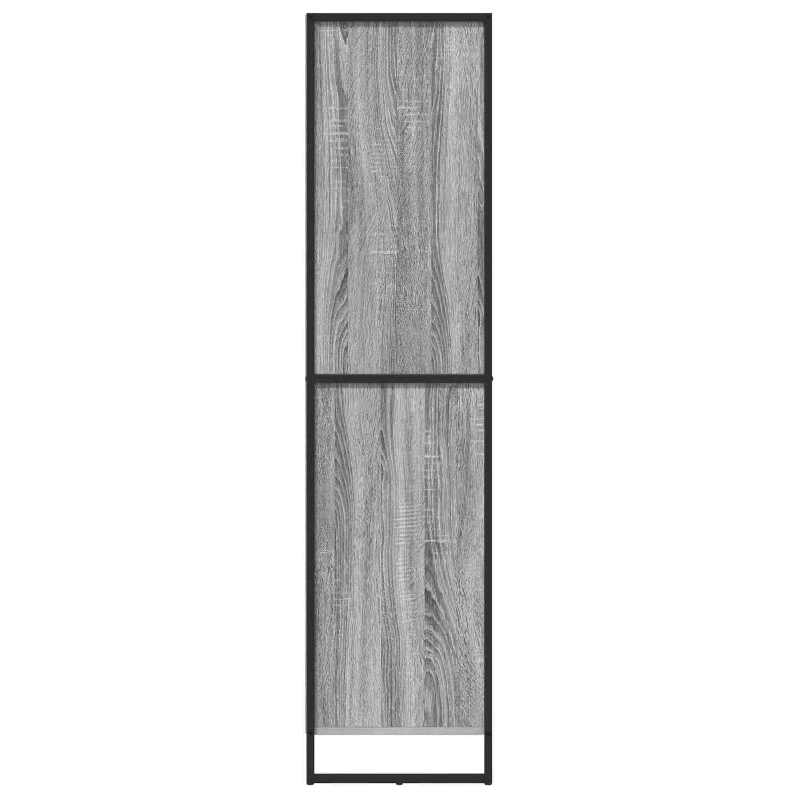 Kreveta 2 pcs Siva Sonoma 81 x 36 x 150.5 cm Konstruirano drvo