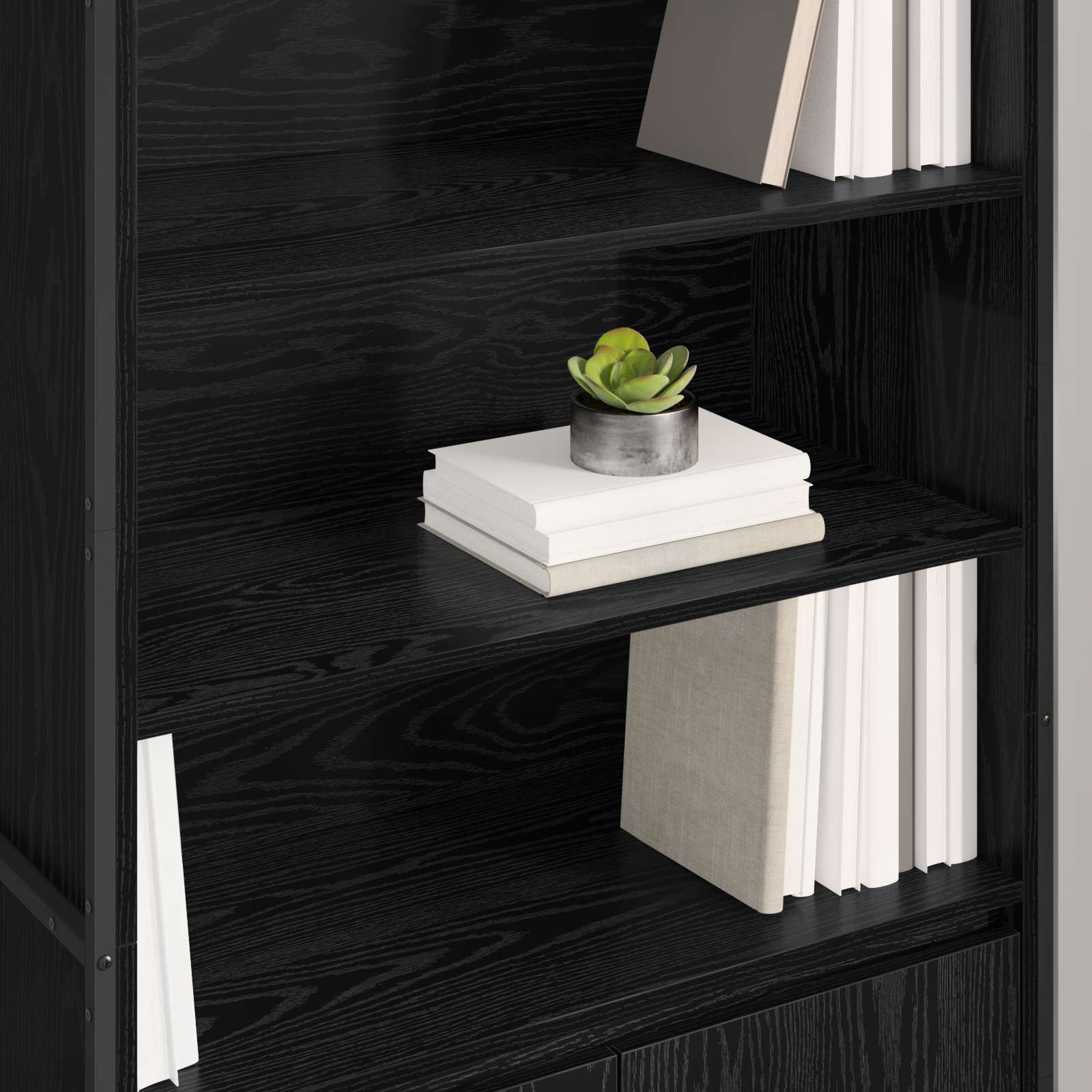 Visoki ormari Crni hrast 79 x 36 x 200 cm Konstruirano drvo
