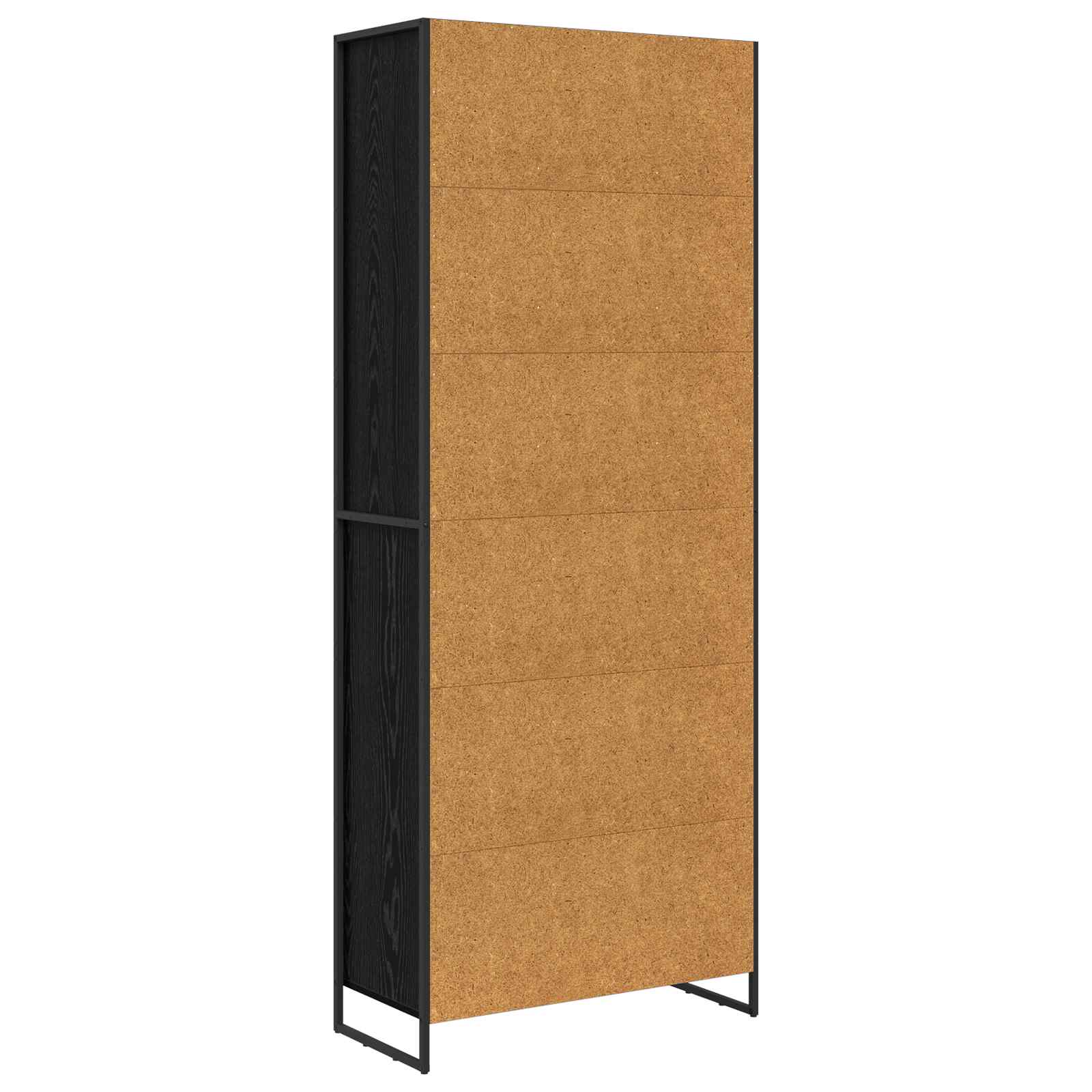 Visoki ormari Crni hrast 79 x 36 x 200 cm Konstruirano drvo