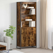 Visoki ormari Dimni hrast 79 x 36 x 200 cm Konstruirano drvo