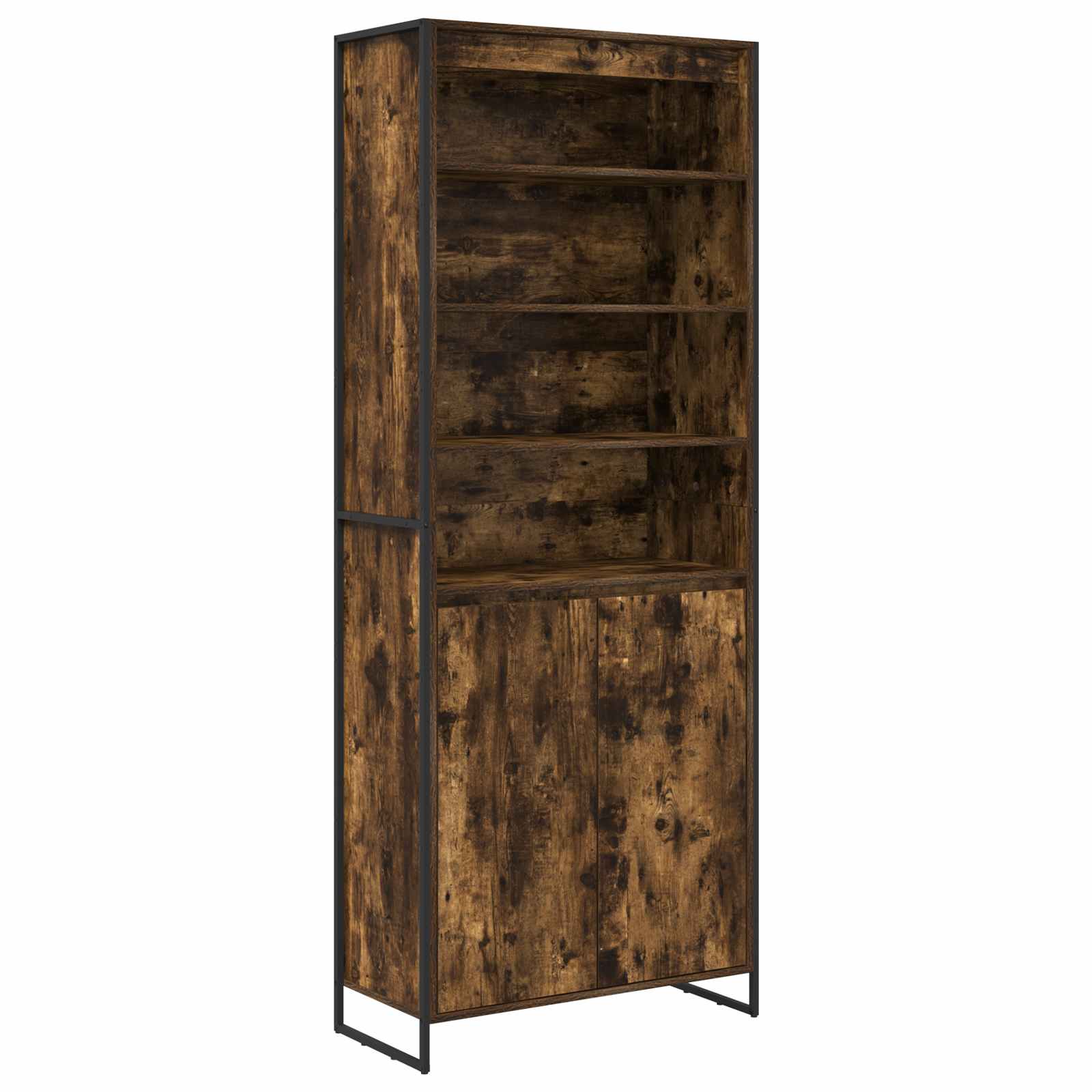 Visoki ormari Dimni hrast 79 x 36 x 200 cm Konstruirano drvo