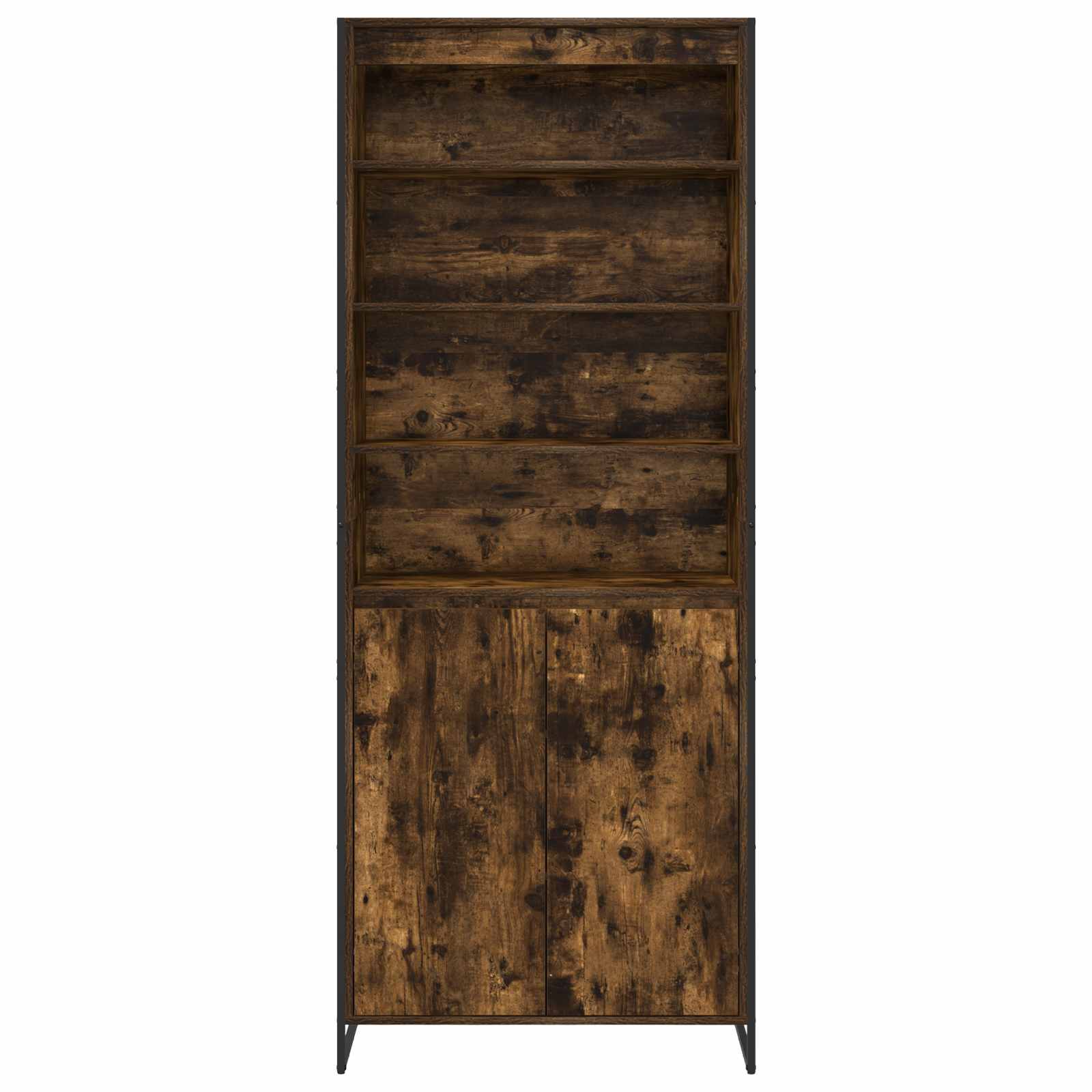 Visoki ormari Dimni hrast 79 x 36 x 200 cm Konstruirano drvo