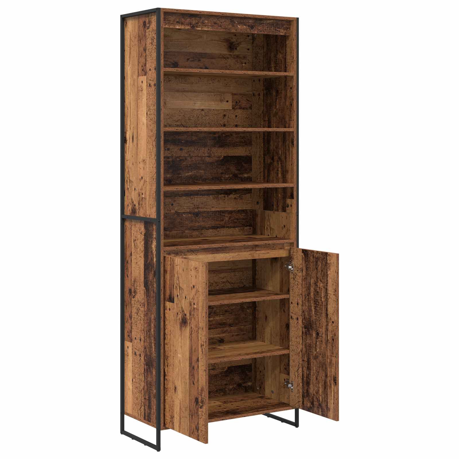 Visoki ormari Staro drvo 79 x 36 x 200 cm Konstruirano drvo