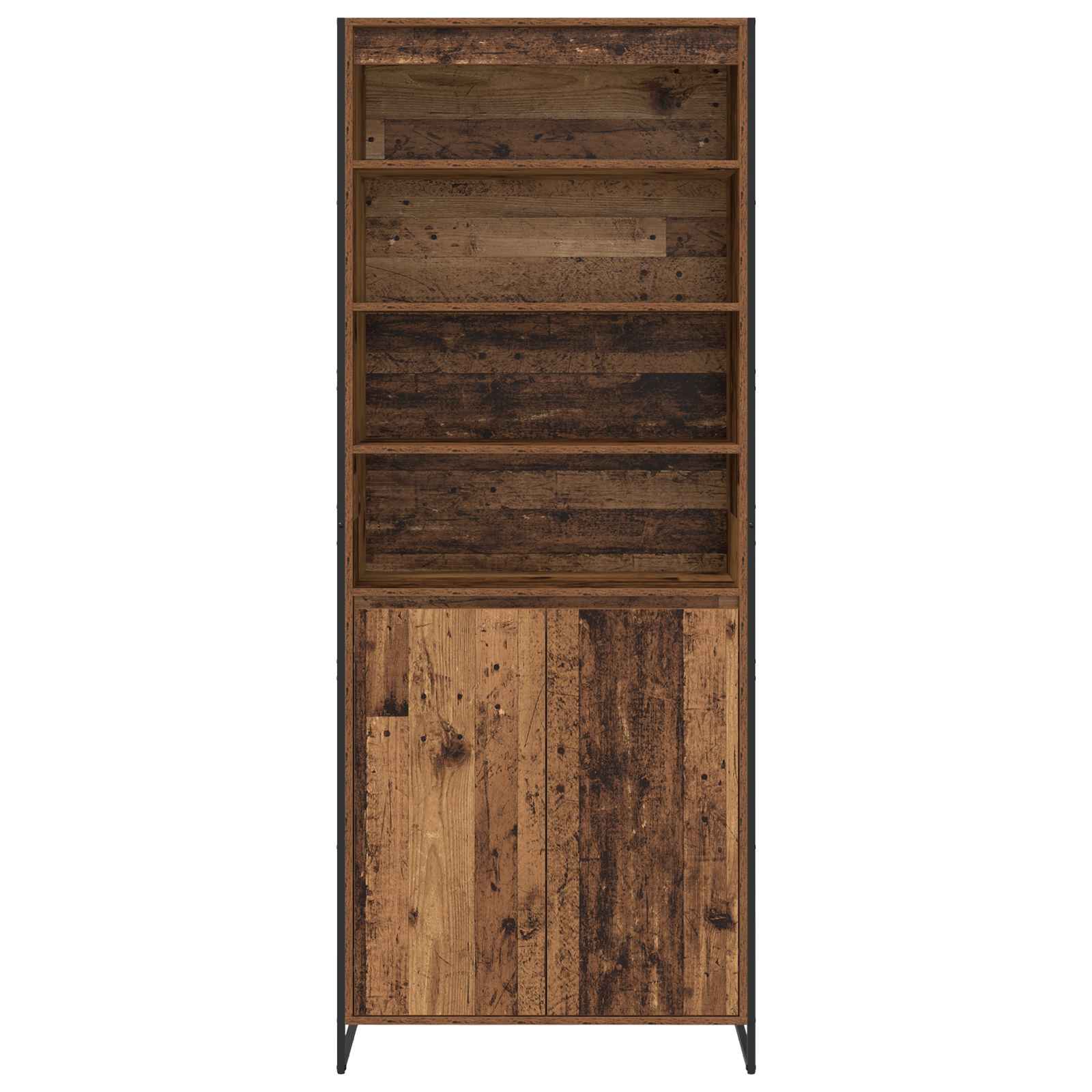 Visoki ormari Staro drvo 79 x 36 x 200 cm Konstruirano drvo