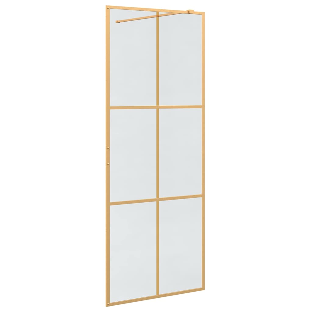 Zid za walk-in tuš Zlatno 80 x 195 cm Staklo otporno na udarce