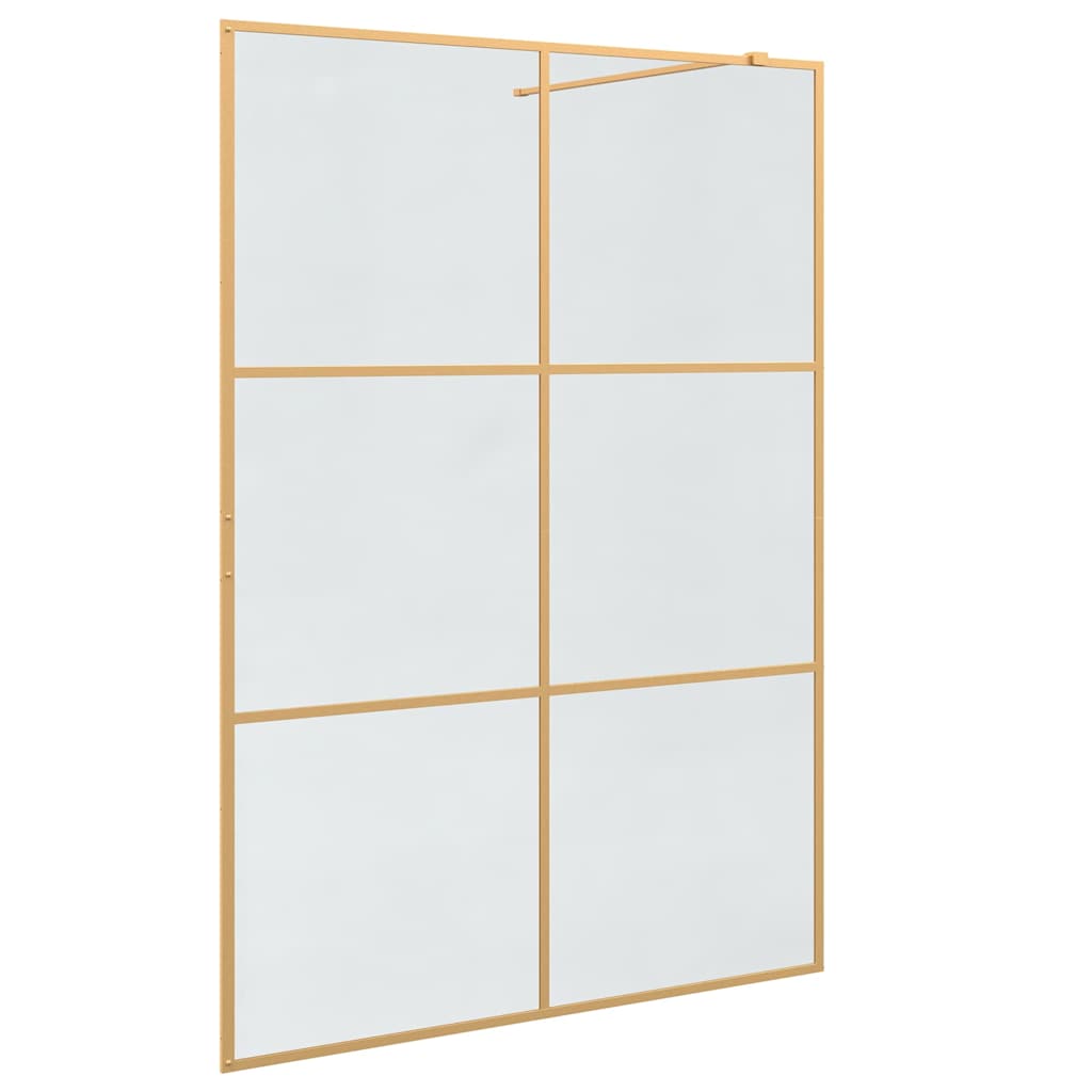 Zid za walk-in tuš Zlatno 140 x 195 cm Staklo otporno na udarce