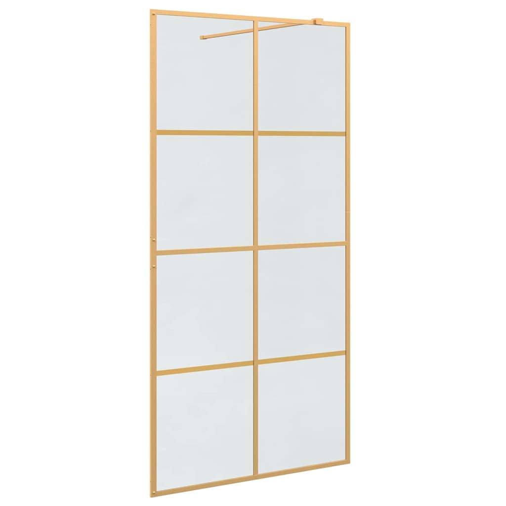 Zid za walk-in tuš Zlatno 100 x 195 cm Staklo otporno na udarce
