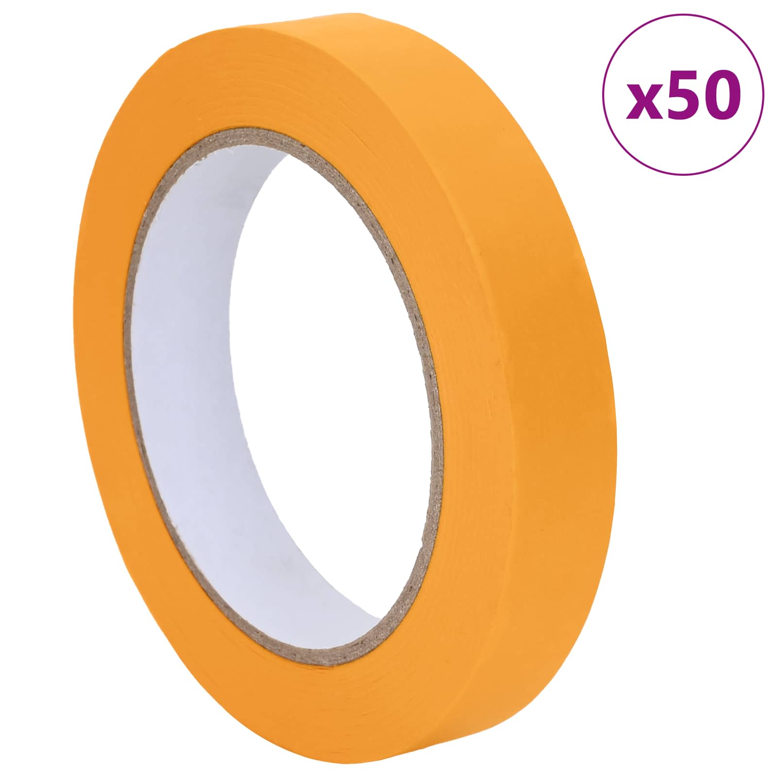 Trake za maskiranje slikara 50 pcs Žuta 19mm x 50m Papir