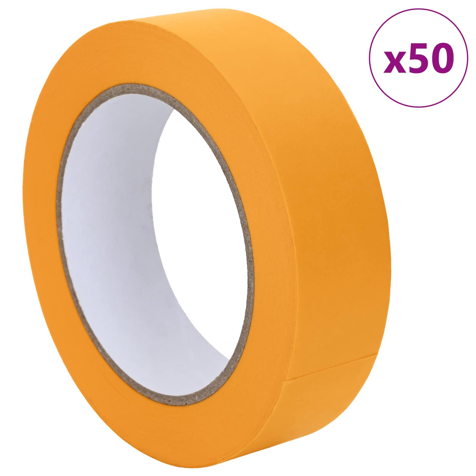 Trake za maskiranje slikara 50 pcs Žuta 30mm x 50m Papir