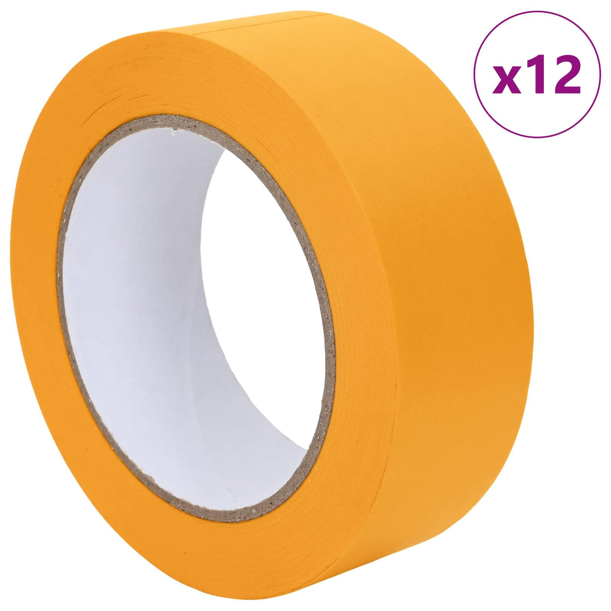 Trake za maskiranje slikara 12 pcs Žuta 38mm x 50m Papir