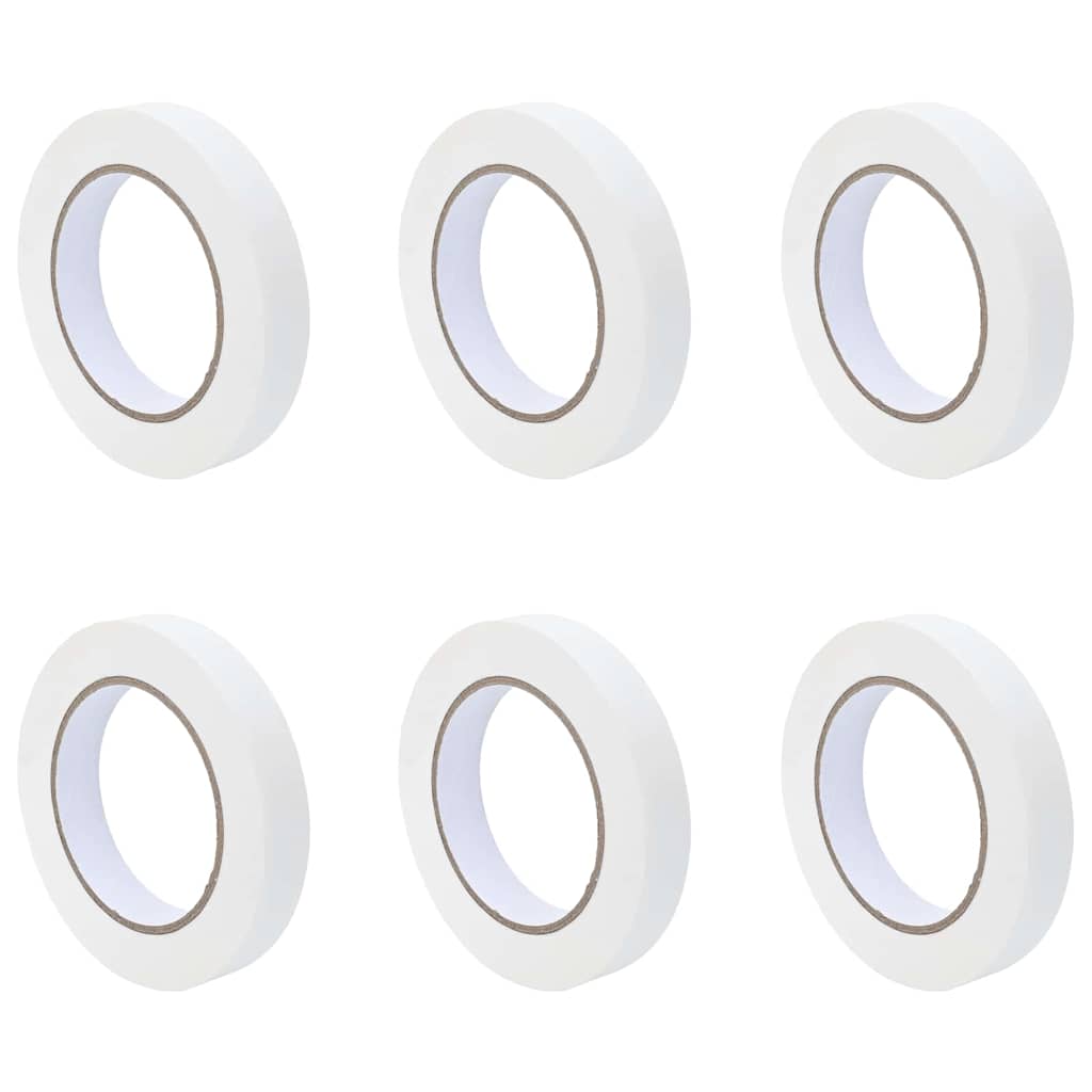 Trake za maskiranje slikara 6 pcs Bijelo 19mm x 50m Papir
