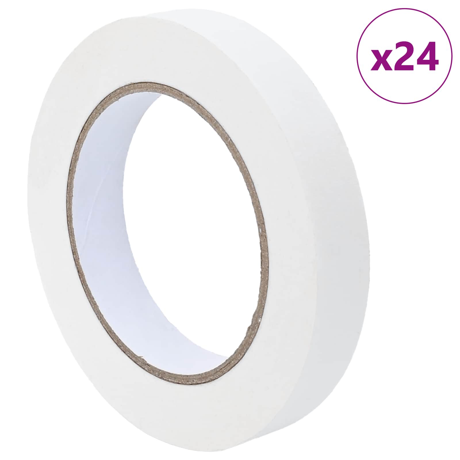 Trake za maskiranje slikara 24 pcs Bijelo 19mm x 50m Papir
