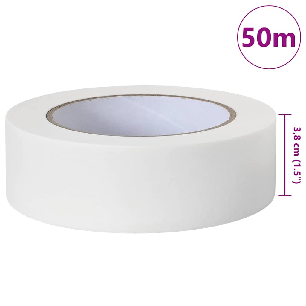 Trake za maskiranje slikara 50 pcs Bijelo 38mm x 50m Papir