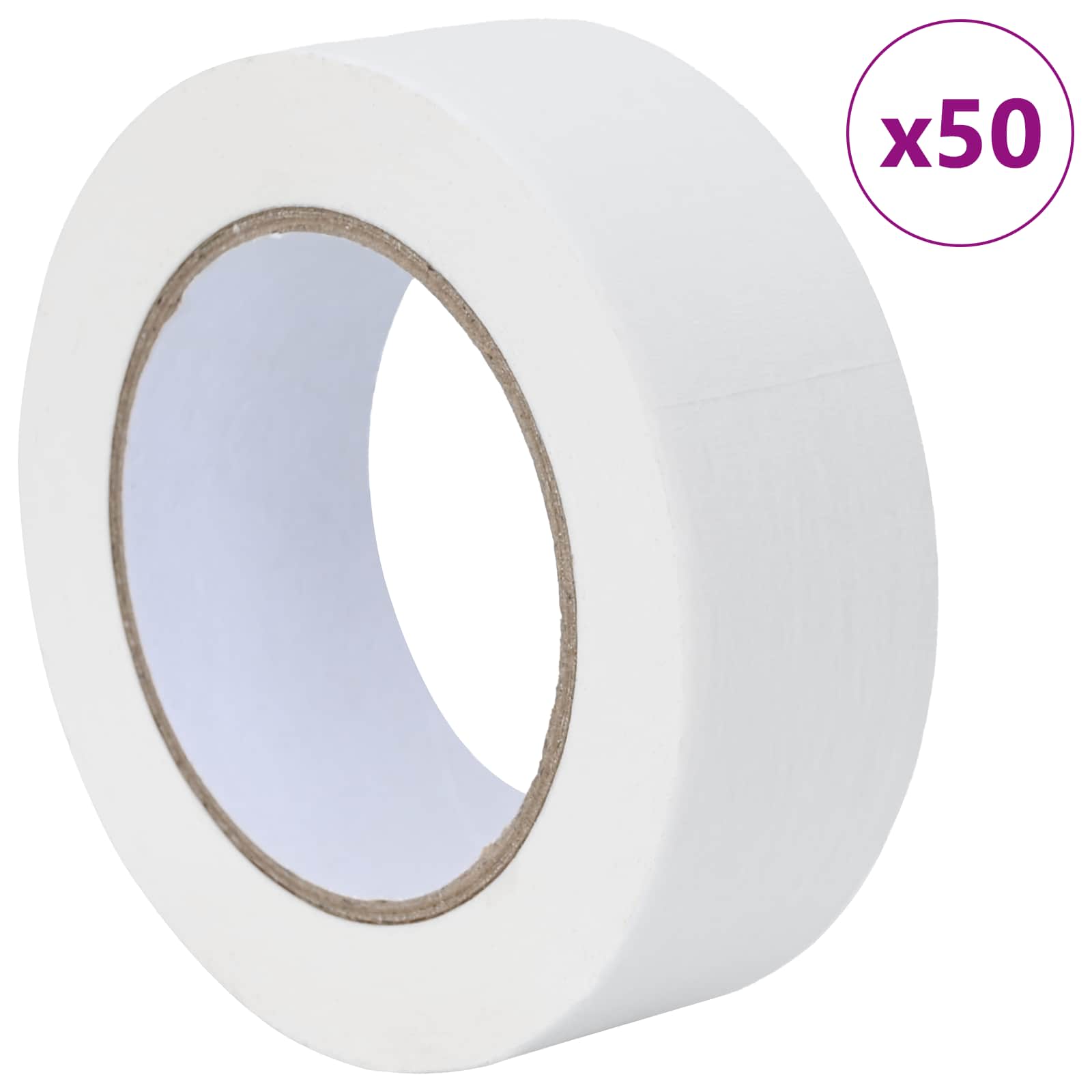 Trake za maskiranje slikara 50 pcs Bijelo 38mm x 50m Papir