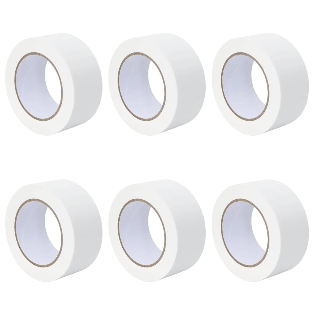 Trake za maskiranje slikara 6 pcs Bijelo 50mm x 50m Papir