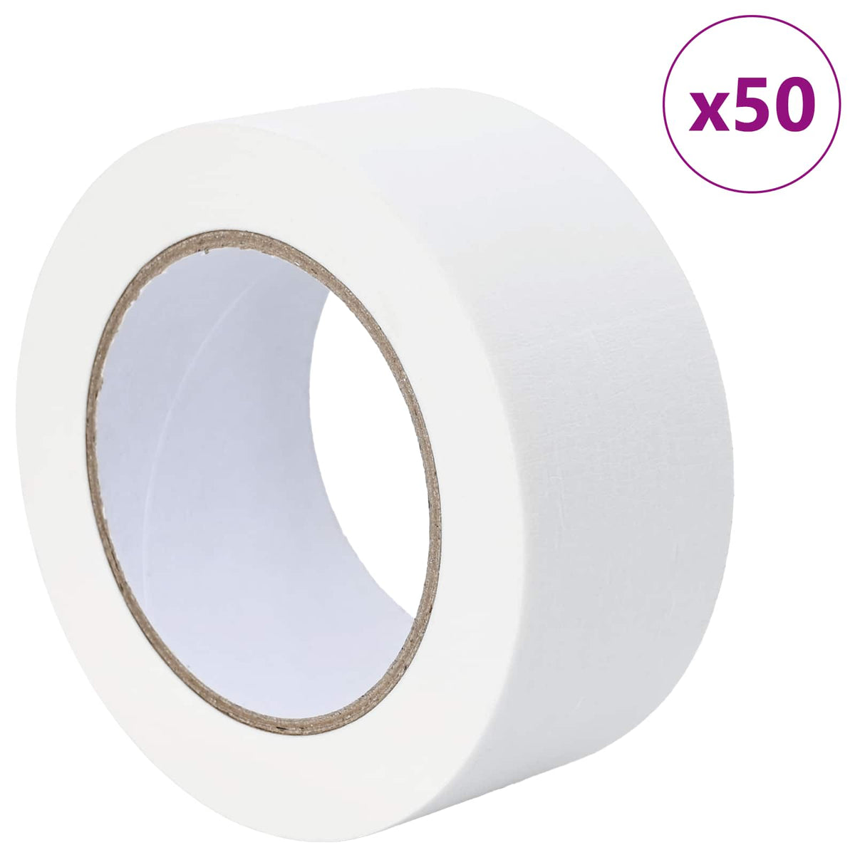 Trake za maskiranje slikara 50 pcs Bijelo 50mm x 50m Papir