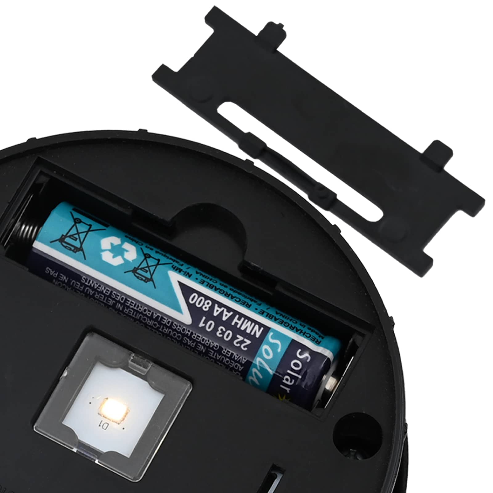 Solarna LED svjetiljka za stazu 2 pcs Crna
