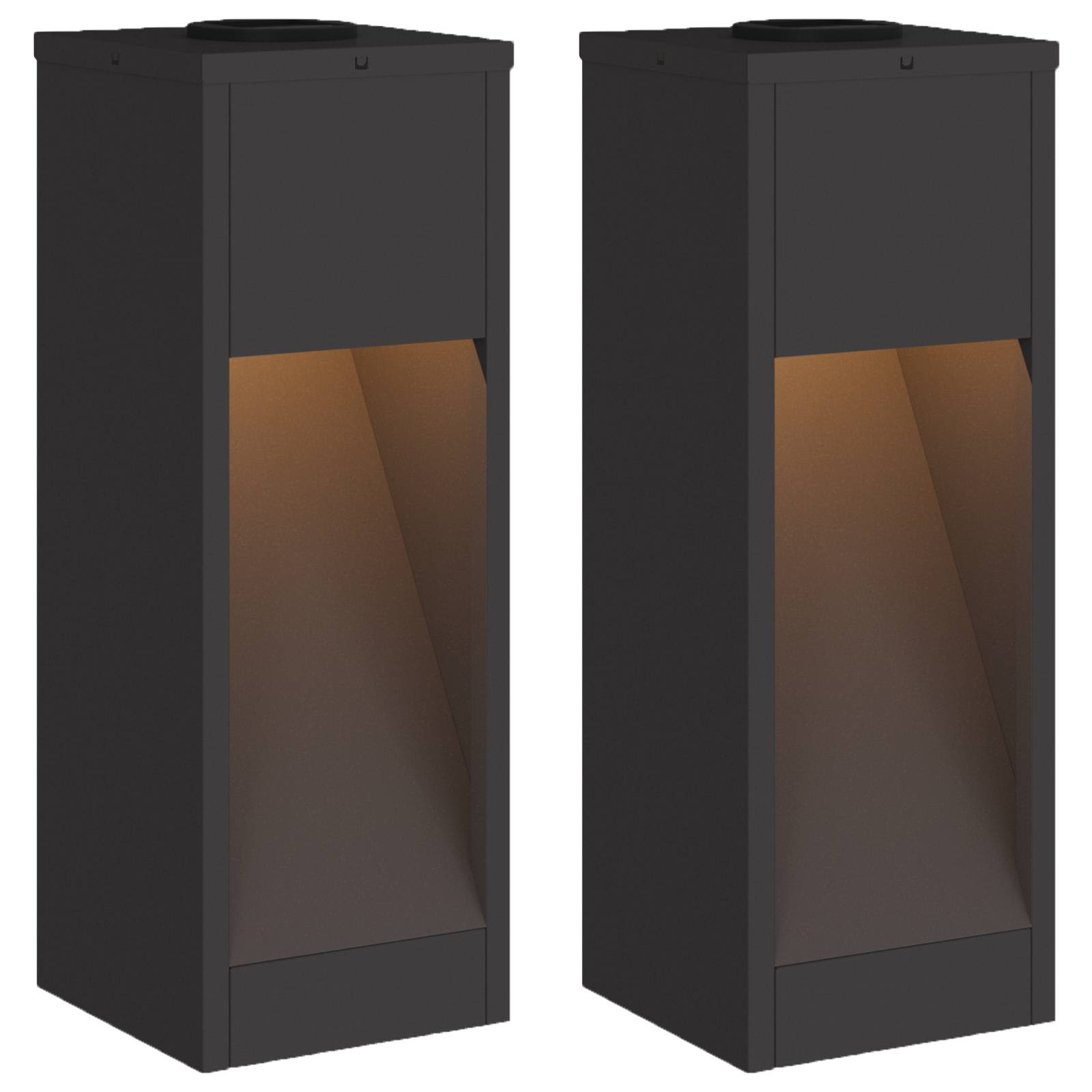 Solarna LED svjetiljka za stazu 2 pcs Crna