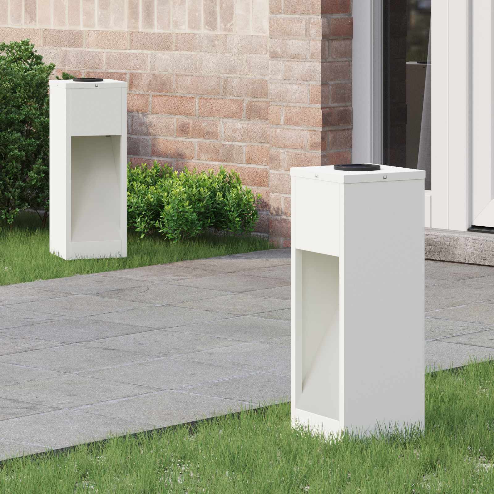 Solarna LED svjetiljka za stazu 2 pcs Bijelo