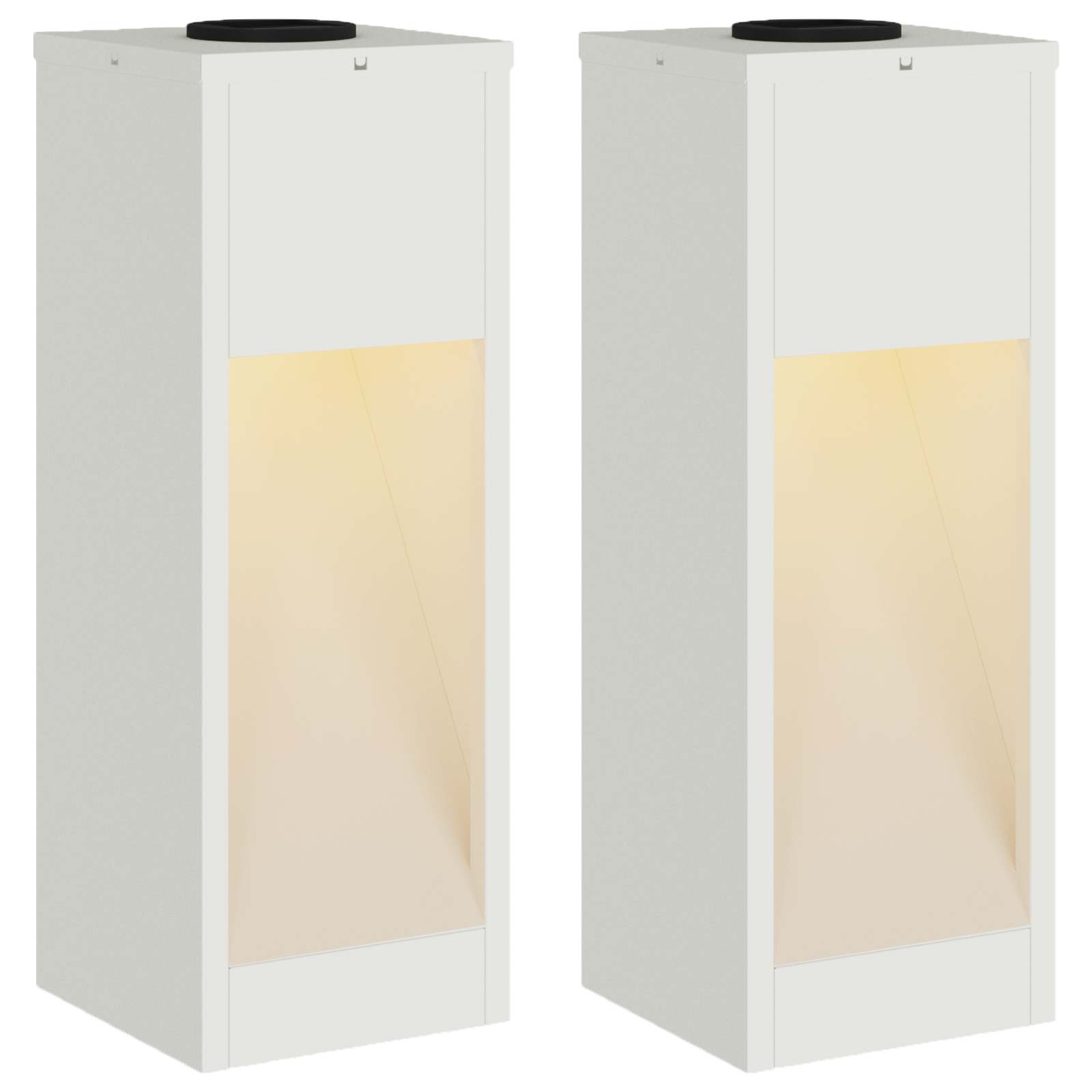 Solarna LED svjetiljka za stazu 2 pcs Bijelo
