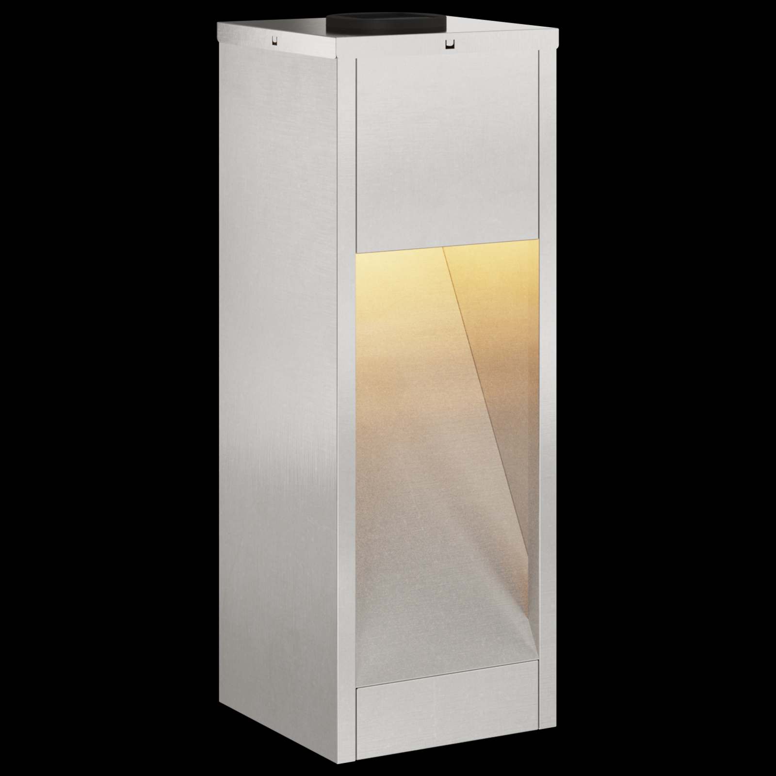 Solarna LED svjetiljka za stazu 2 pcs Srebrno Nehrđajući čelik