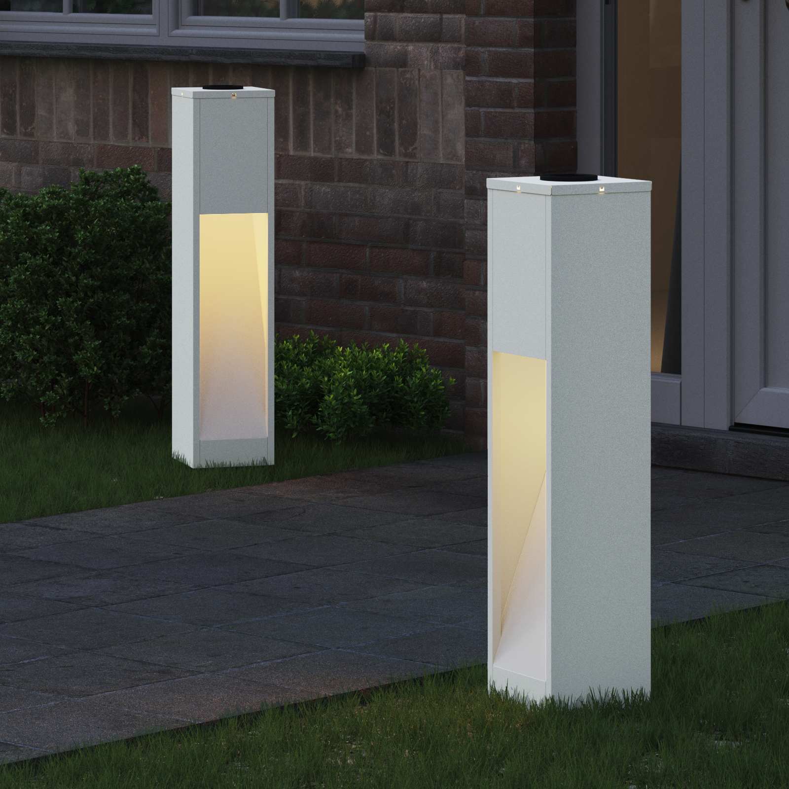 Solarna LED svjetiljka za stazu 2 pcs Bijelo