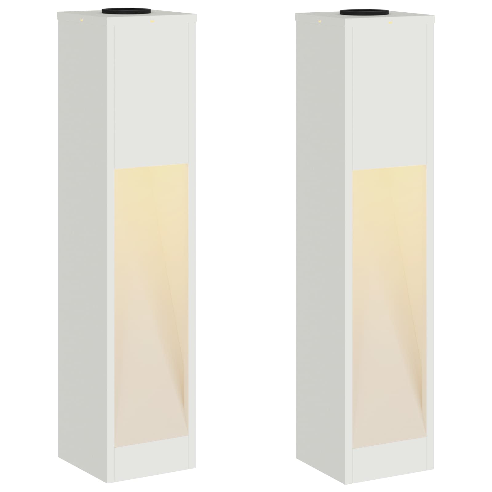 Solarna LED svjetiljka za stazu 2 pcs Bijelo