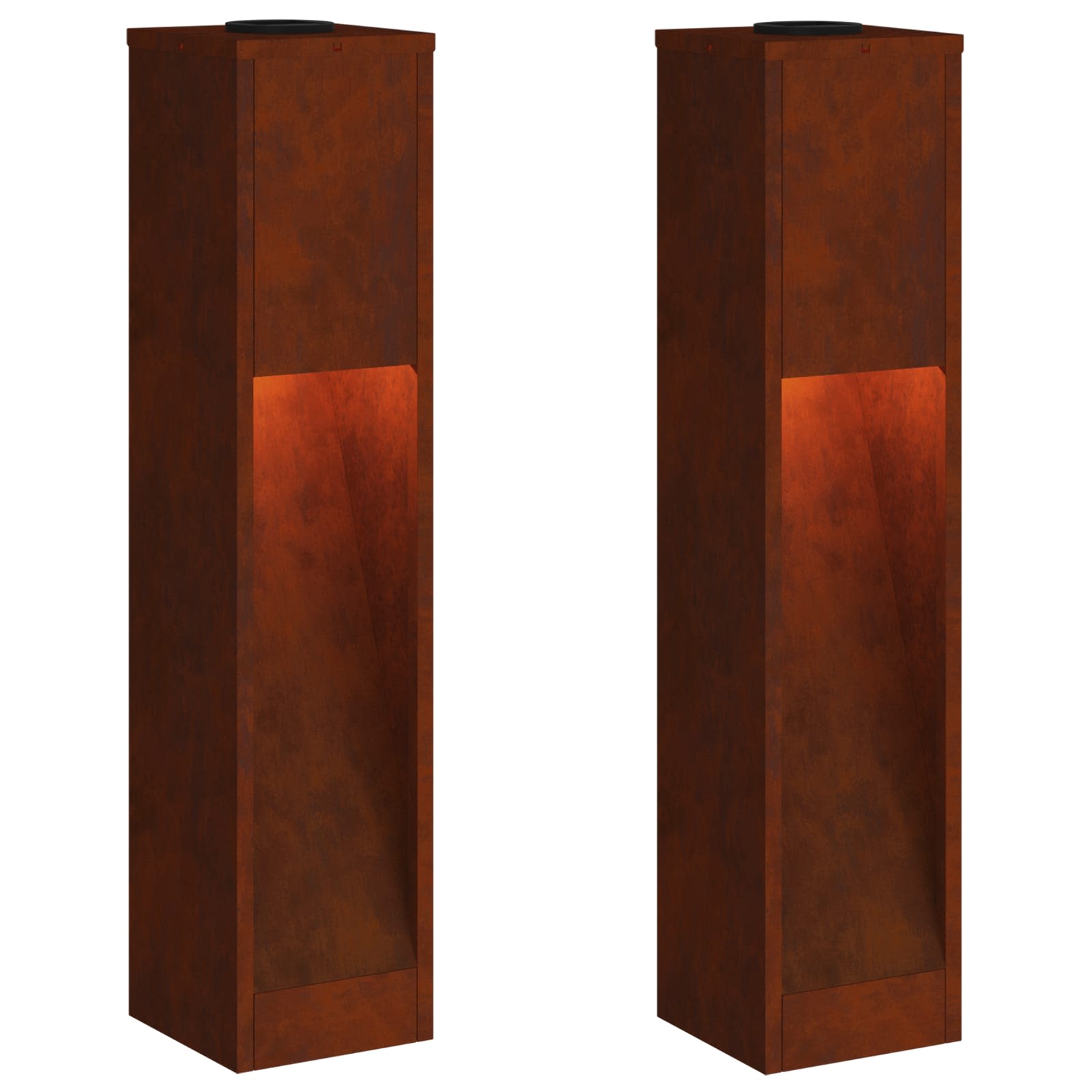 Solarna LED svjetiljka za stazu 2 pcs Bronzana