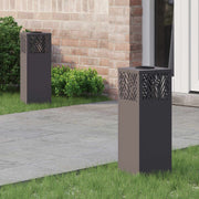 Solarna LED svjetlost za stazu 2 pcs Crna Hladno valjana čelika