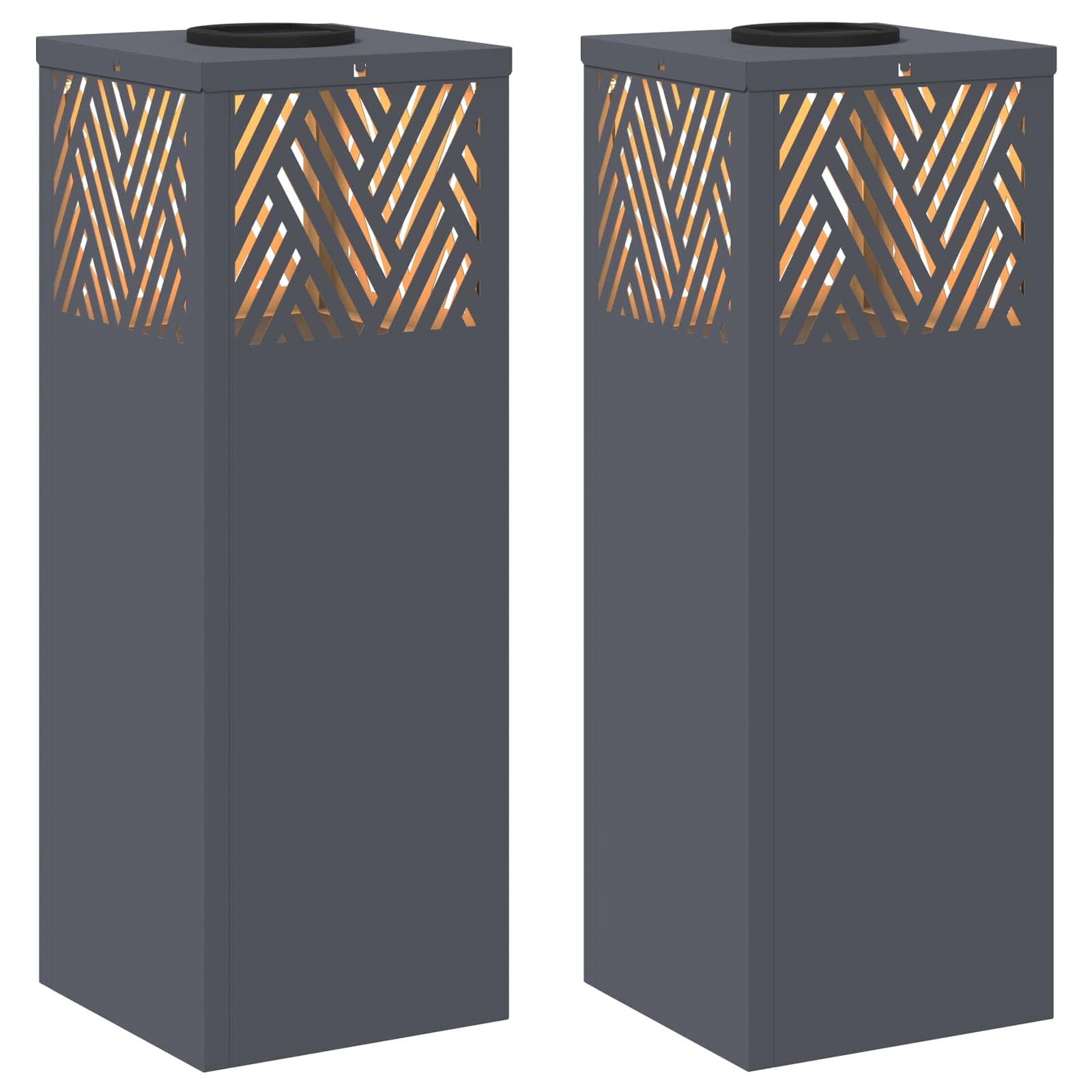 Solarna LED svjetlost za stazu 2 pcs Antracit