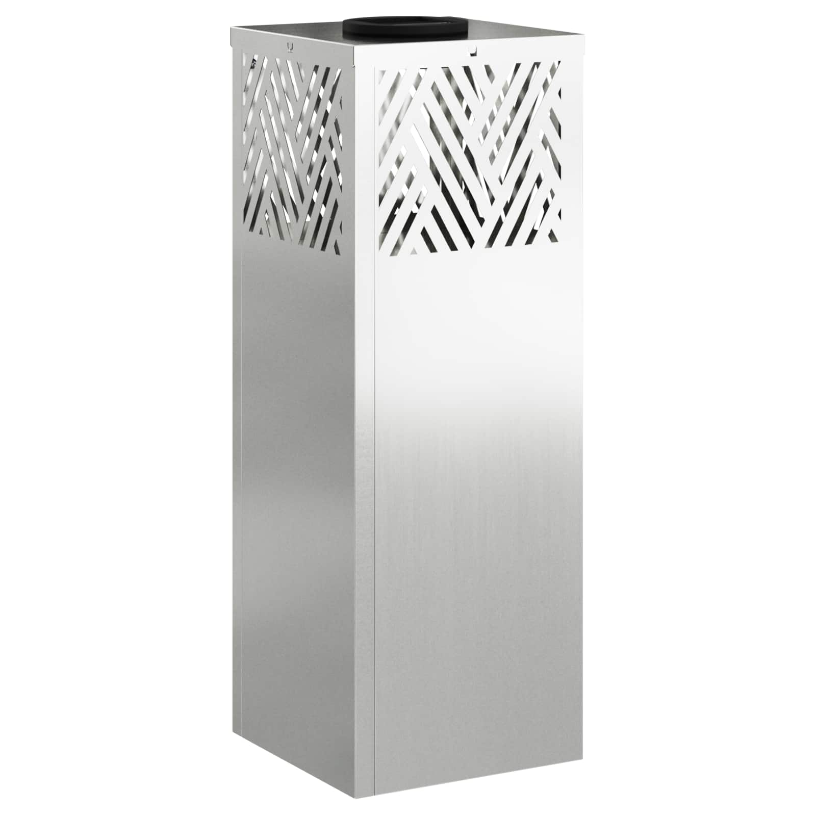 Solarna LED svjetlost za stazu 2 pcs Srebrno Galvanizirano