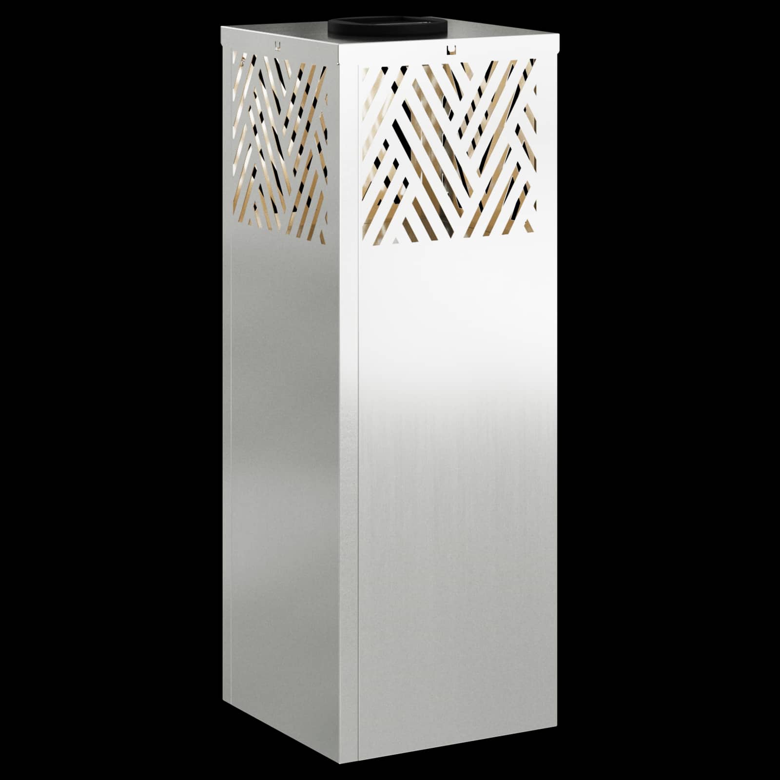Solarna LED svjetlost za stazu 2 pcs Srebrno Galvanizirano