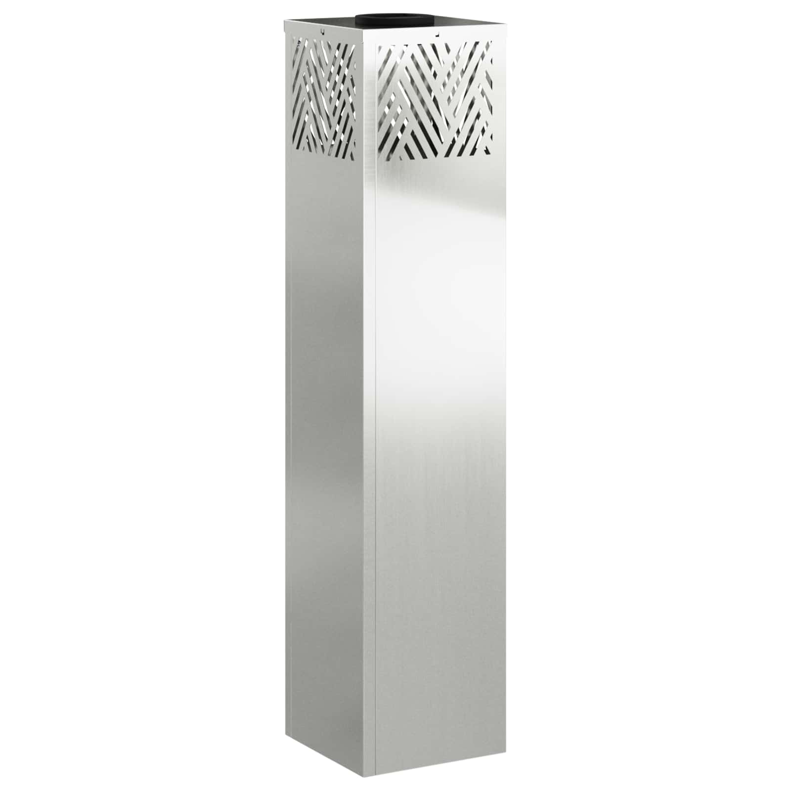 Solarna LED svjetlost za stazu 2 pcs Srebrno Galvanizirano