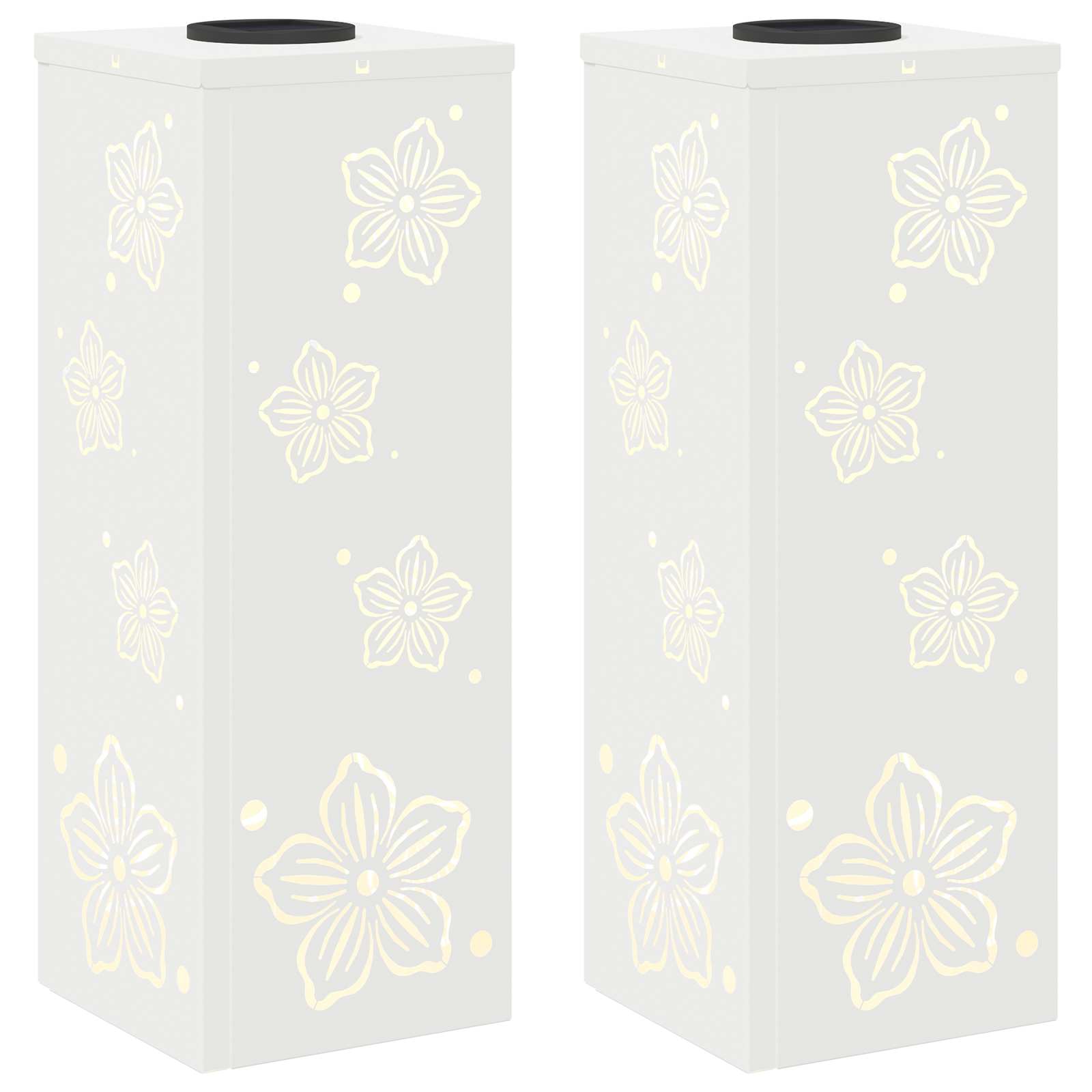 Solarna LED svjetlost za stazu 2 pcs Bijelo