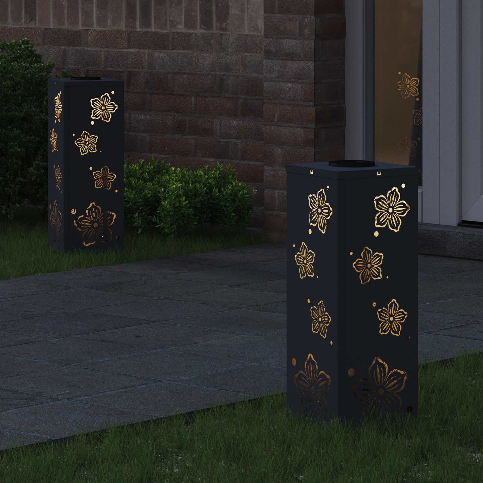 Solarna LED svjetlost za stazu 2 pcs Antracit