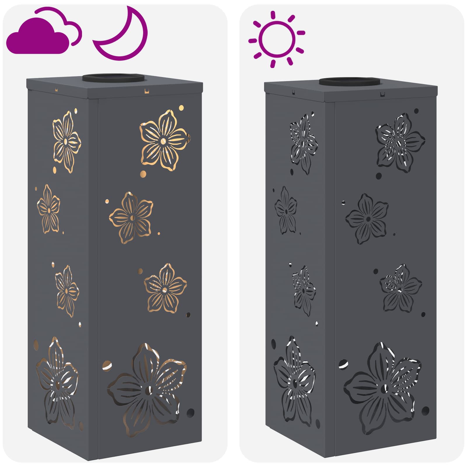 Solarna LED svjetlost za stazu 2 pcs Antracit