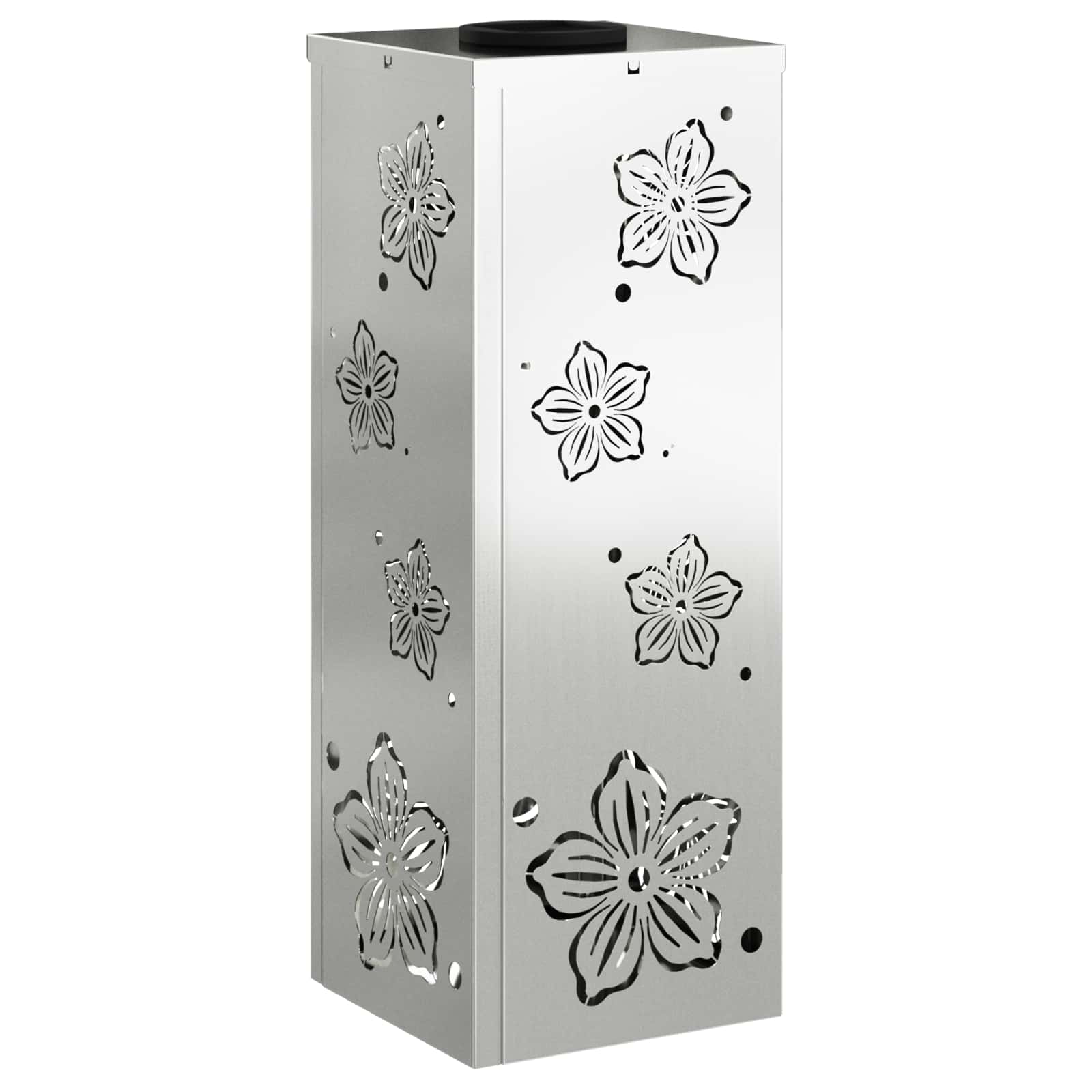 Solarna LED svjetlost za stazu 2 pcs Srebrno Cinkani čelik