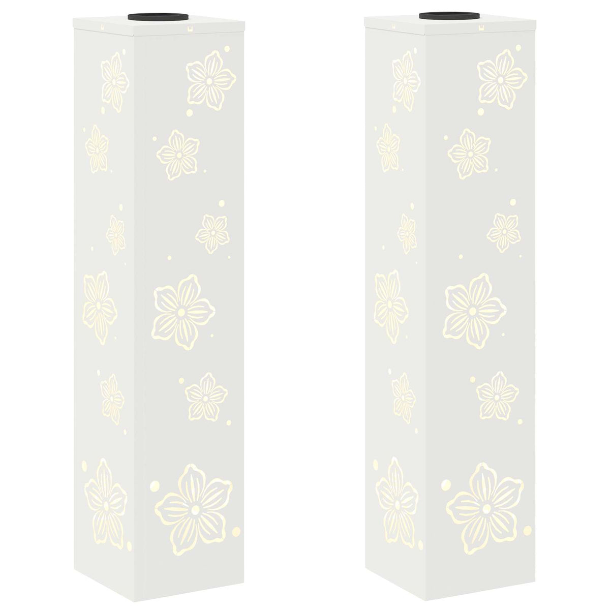 Solarna LED svjetlost za stazu 2 pcs Bijelo