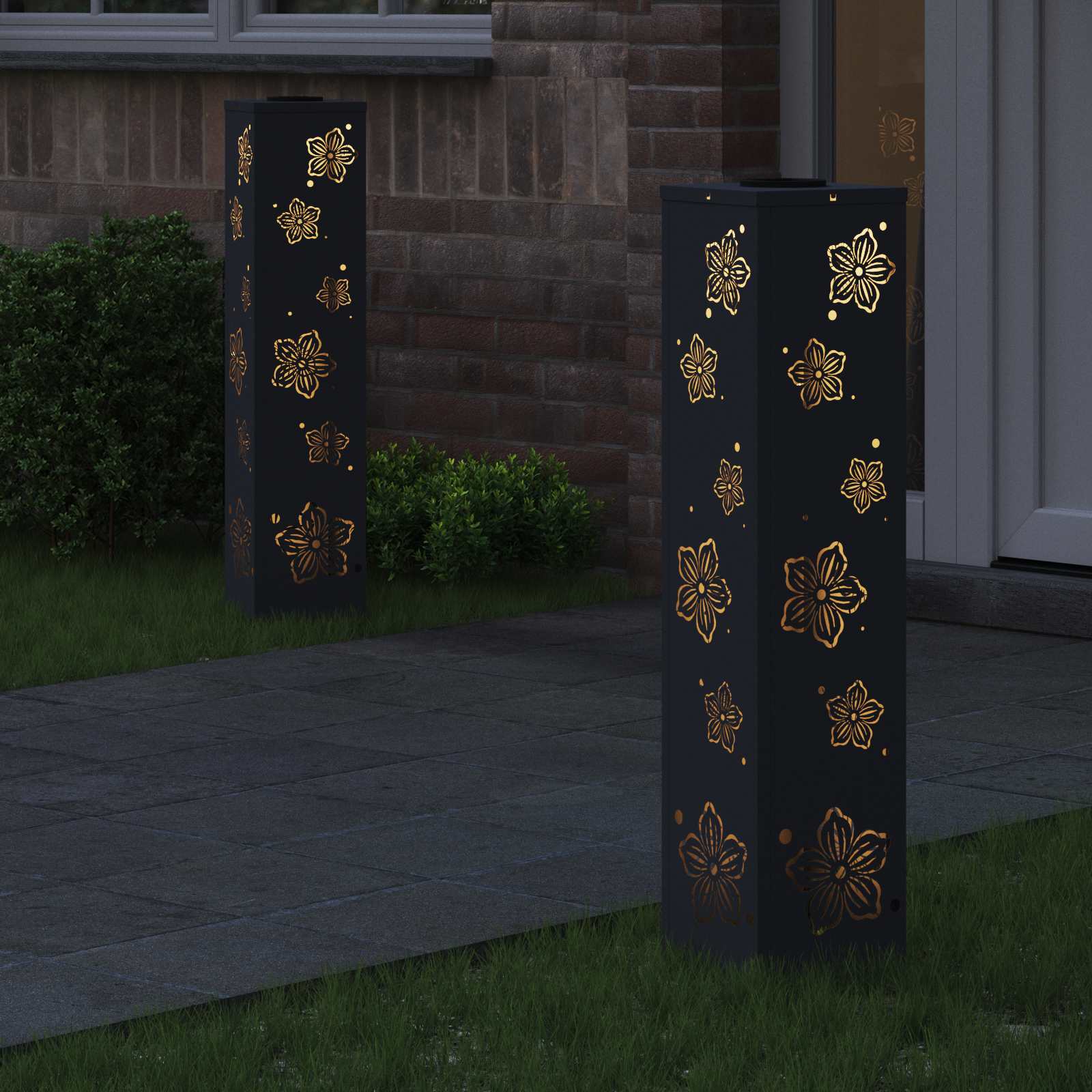 Solarna LED svjetlost za stazu 2 pcs Antracit