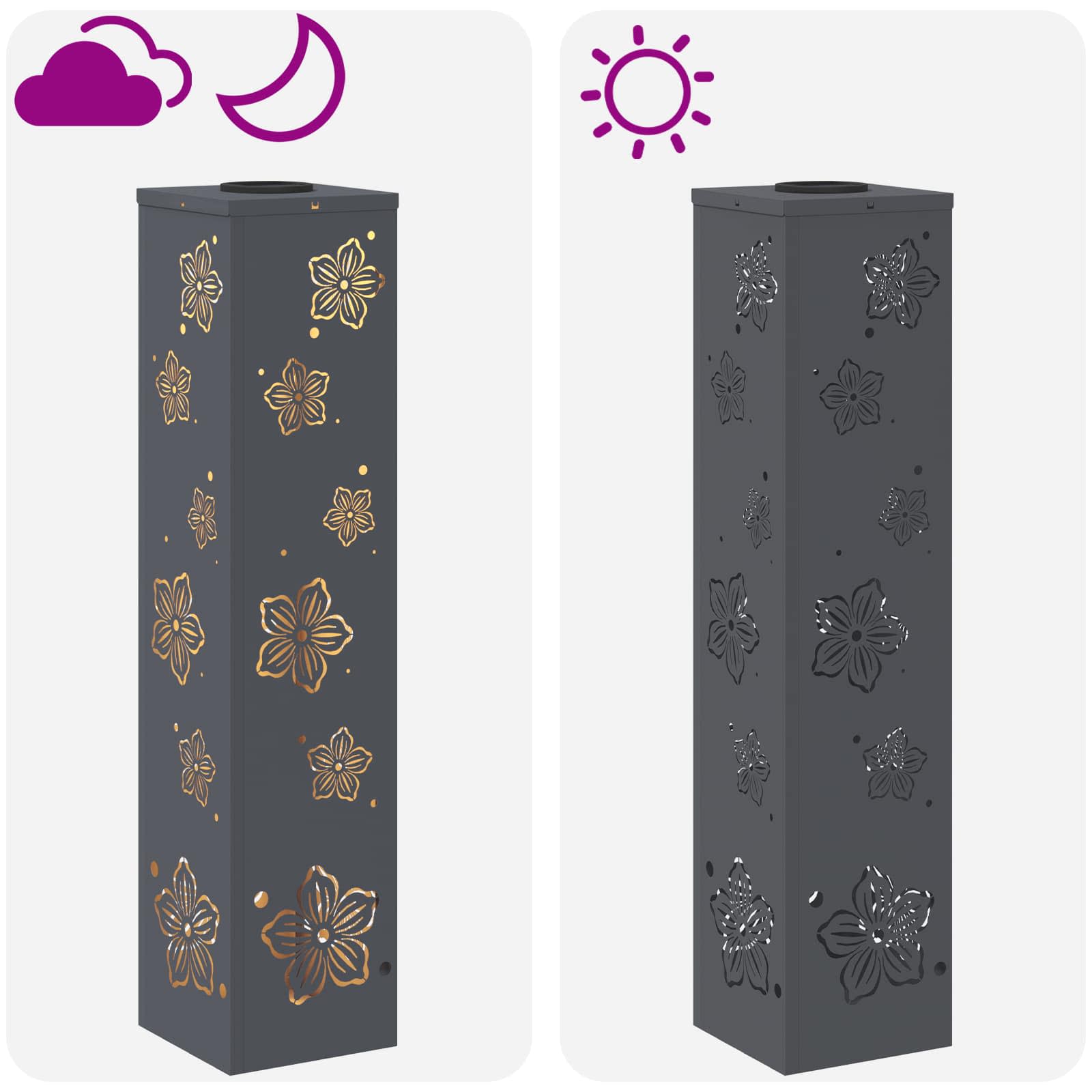 Solarna LED svjetlost za stazu 2 pcs Antracit