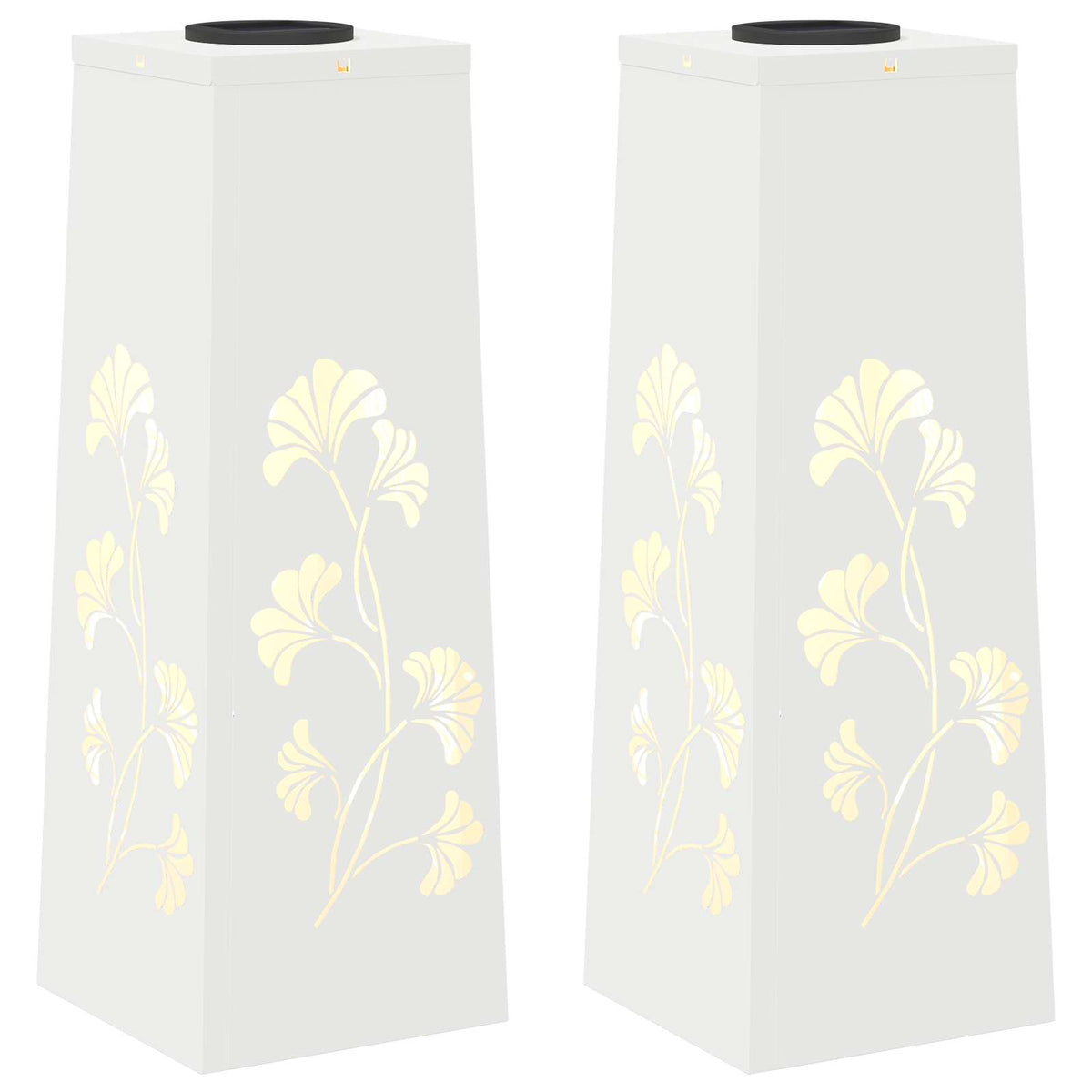 Solarna LED svjetlost za stazu 2 pcs Bijelo