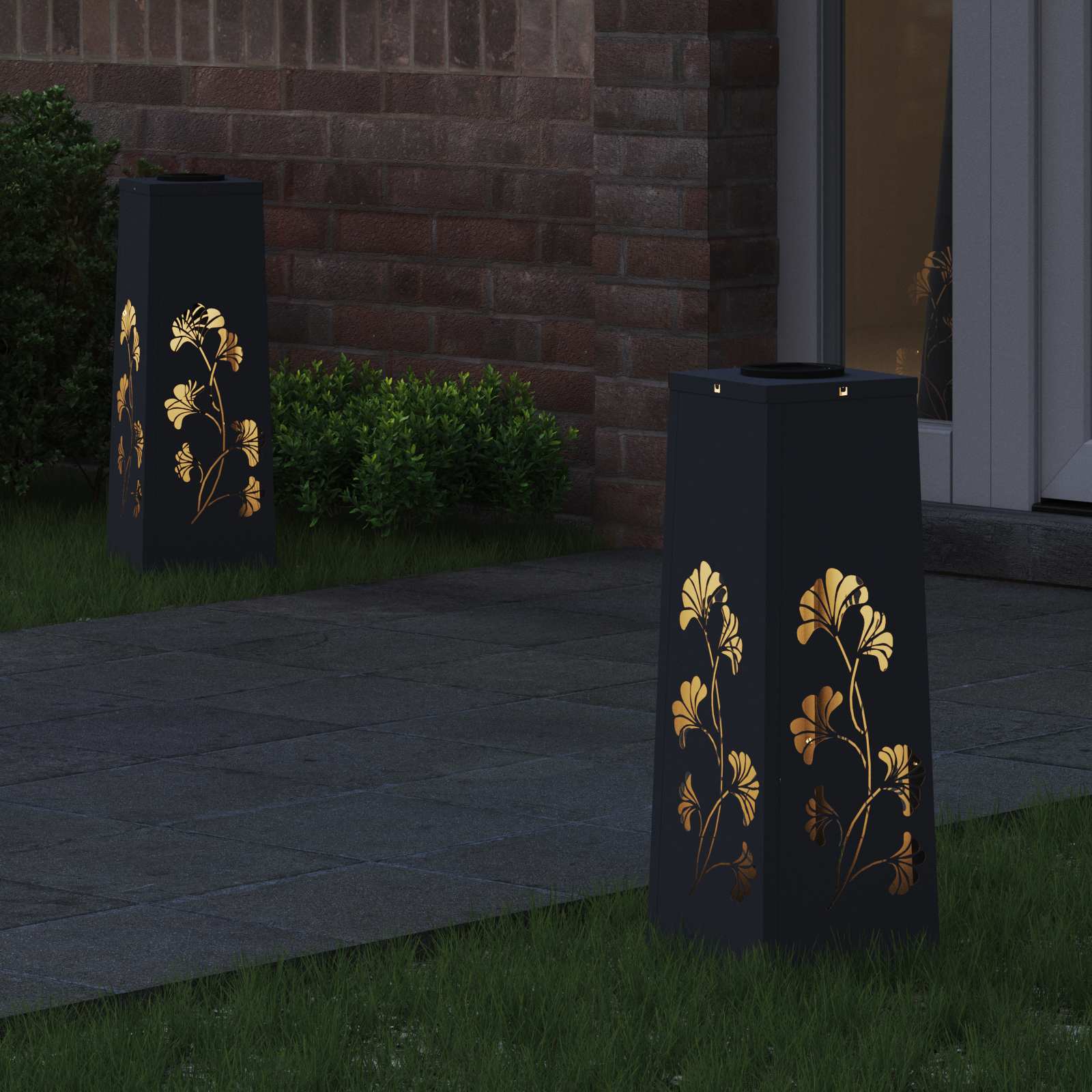 Solarna LED svjetlost za stazu 2 pcs Antracit