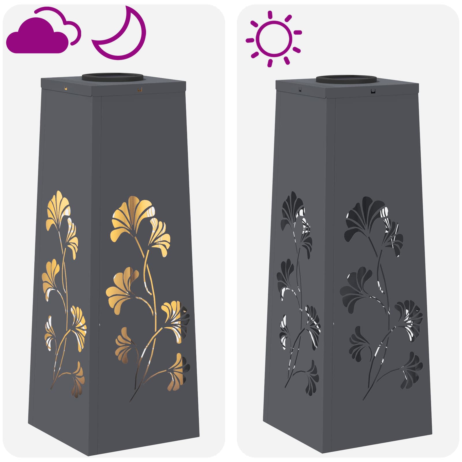 Solarna LED svjetlost za stazu 2 pcs Antracit