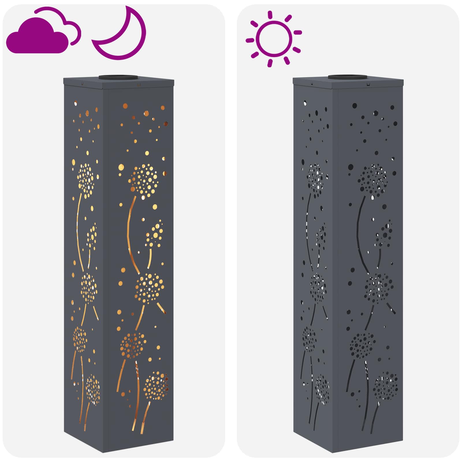 Solarna LED svjetlost za stazu 2 pcs Antracit