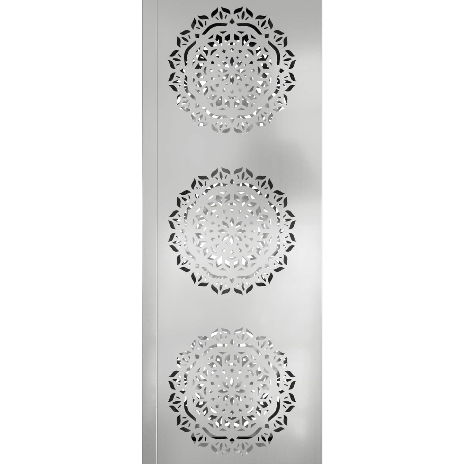 Solarna LED svjetlost za stazu 2 pcs Srebrno Cinkani čelik